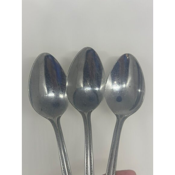 VTG Washington Forge Stainless Steel Brookmere Classic Set Of 3 Spoons 7" - Picture 5 of 7